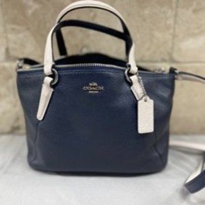 Mini Kelsey Leather Coach Satchel